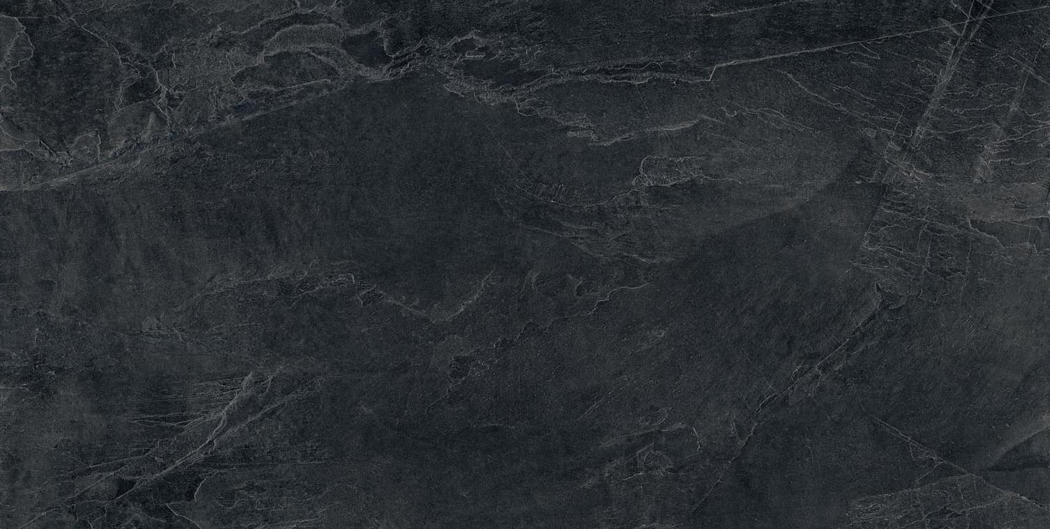 Плитка Nexion Runa Nero Naturale 120x240 см, поверхность матовая