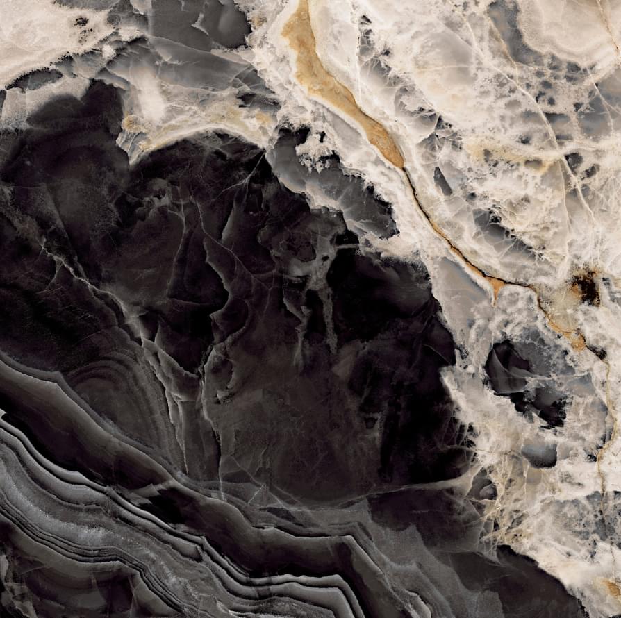 Плитка Nexion Signature Onice Nero Naturale 120x120 см, поверхность матовая