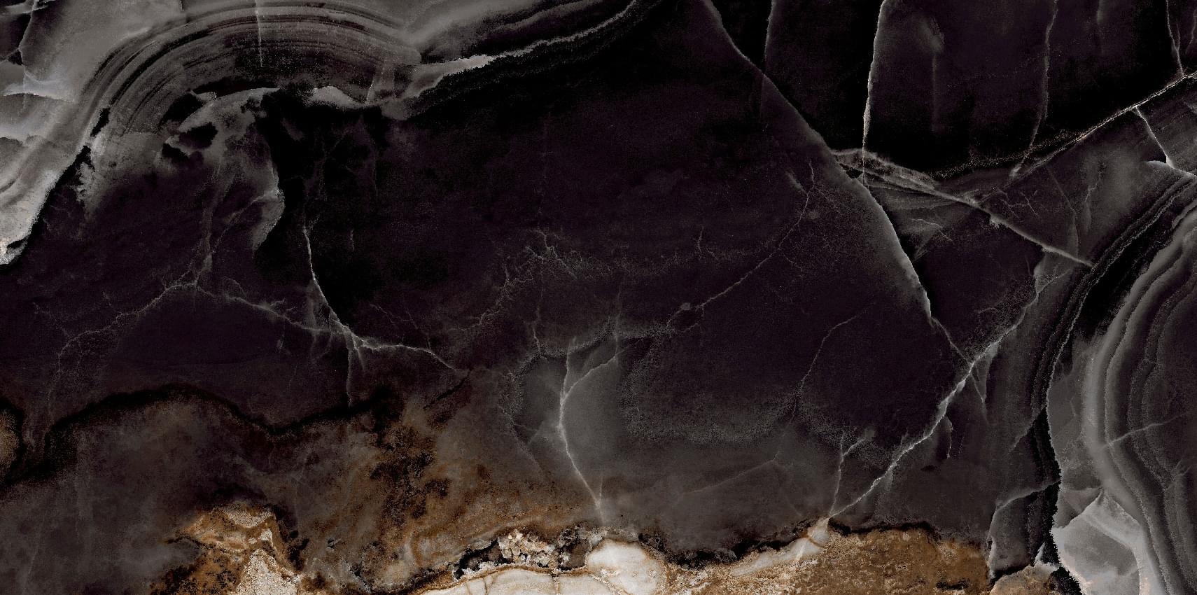 Плитка Nexion Signature Onice Nero Naturale 60x120 см, поверхность матовая