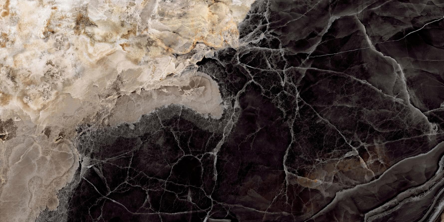 Плитка Nexion Signature Onice Nero Soft Naturale 80x160 см, поверхность полуматовая