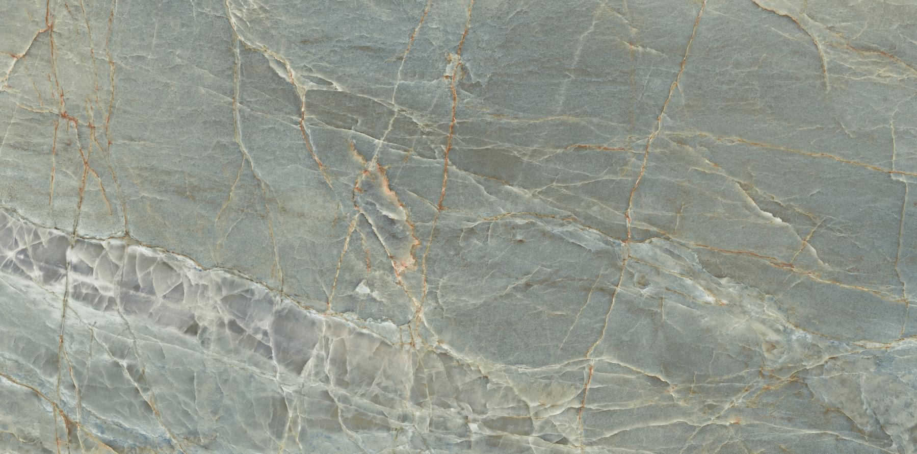 Плитка Nexion Signature Quarzo Verde Aqua Full Lappato 80x160 см, поверхность полированная