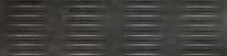 Плитка Novabell Forge Struttura Stream Dark Rett 30x120 см, поверхность матовая, рельефная