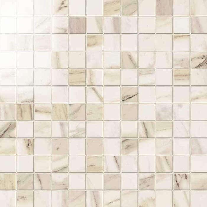 Novabell Imperial Mosaico 2.5x2.5 Calacatta Lappato 30x30