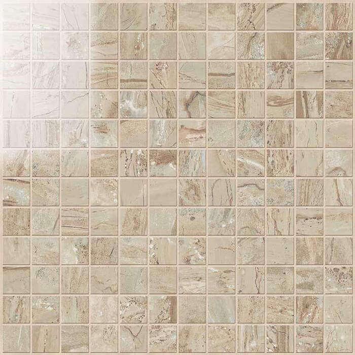 Novabell Imperial Mosaico 2.5x2.5 Cappuccino Lappato 30x30