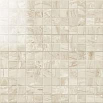 Плитка Novabell Imperial Mosaico 2.5x2.5 Crema Lappato 30x30 см, поверхность полированная
