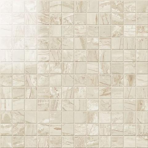 Novabell Imperial Mosaico 2.5x2.5 Crema Lappato 30x30