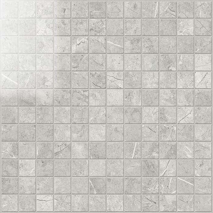 Novabell Imperial Mosaico 2.5x2.5 London Grey Lappato 30x30