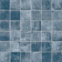 Плитка Novabell Materia Mosaico 5X5 Blue 30x30 см, поверхность матовая