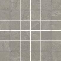 Плитка Novabell Norgestone Mosaico 5x5 Light Grey 30x30 см, поверхность матовая, рельефная