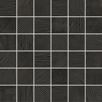 Плитка Novabell Paris Mosaico 5x5 Mix Noir 30x30 см, поверхность матовая, рельефная