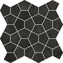 Плитка Novabell Paris Mosaico Losanga Noir 27x27 см, поверхность матовая