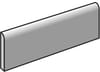 Плитка Novabell Time Design Bull-Nose Silver 10x30 см, поверхность матовая