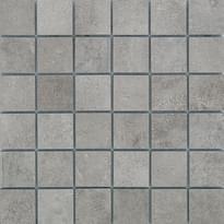 Плитка Novabell Walking Extra Mosaico 5x5 Iron Rett 30x30 см, поверхность матовая, рельефная
