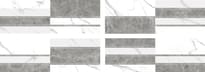 Плитка Novacera Calacatta Decor Combi Rectificado 30x90 см, поверхность глянец, рельефная