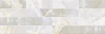 Плитка Novacera Opalo Perla Decor Losetas Rectificado 30x90 см, поверхность глянец, рельефная