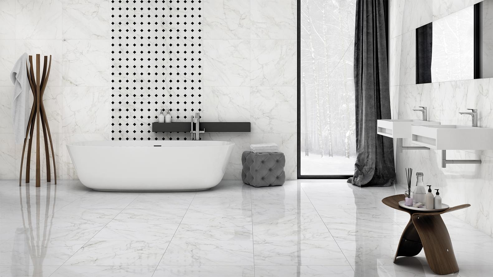 керамогранит фабрики Nowa Gala коллекция Frost White