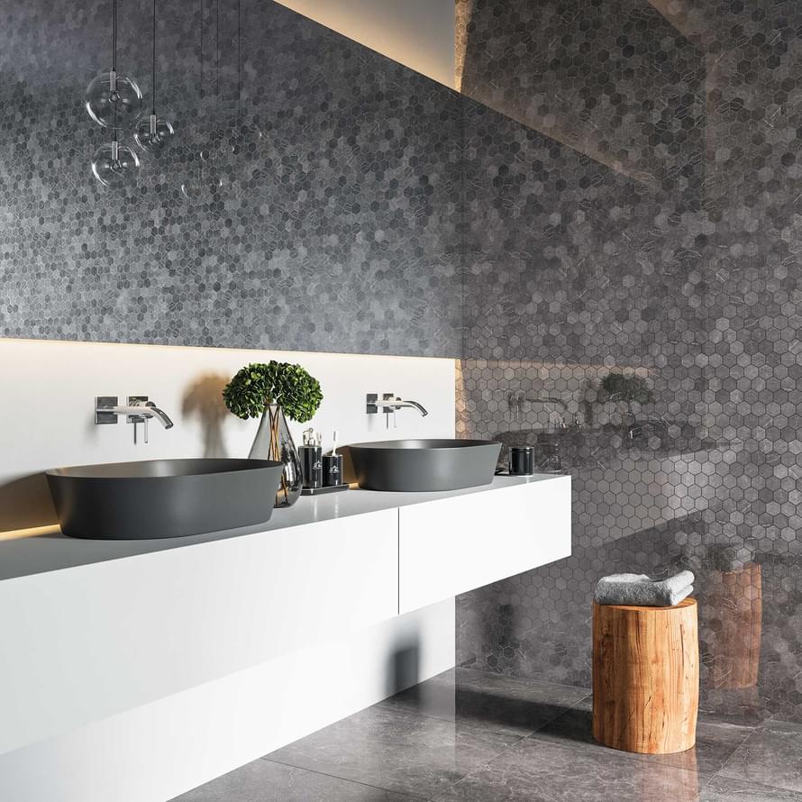 керамогранит фабрики Nowa Gala коллекция Imperial Graphite