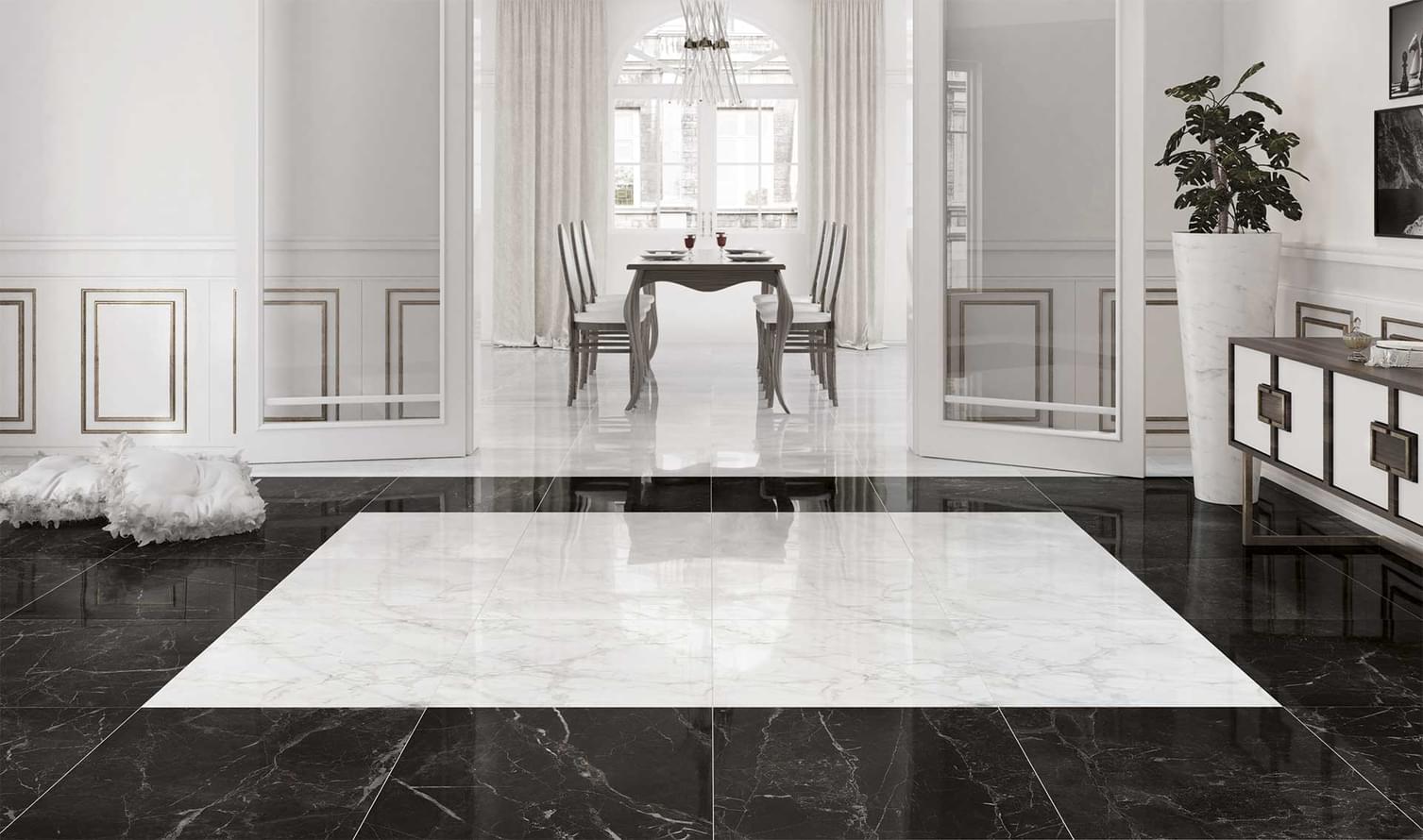 керамогранит фабрики Nowa Gala коллекция Magic Black