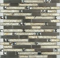 Плитка Ns Mosaic Metal MS-610 30.5x29.8 см, поверхность глянец