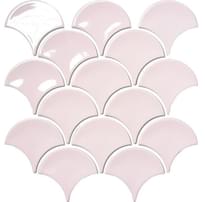 Плитка ORRO Ceramic Pink Scales 25.9x27.9 см, поверхность глянец