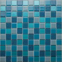 Плитка ORRO Cristal Blue Lagoon 29.5x29.5 см, поверхность глянец
