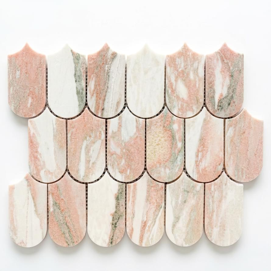 Плитка ORRO Stone Асти Пинк 26x31.5 см, поверхность полированная