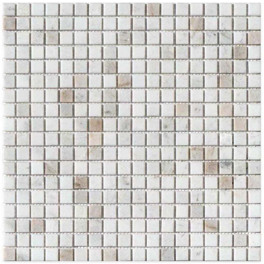 Плитка ORRO Stone Валентино Бьянко Матовая 1.5x1.5 30.5x30.5 см, поверхность матовая