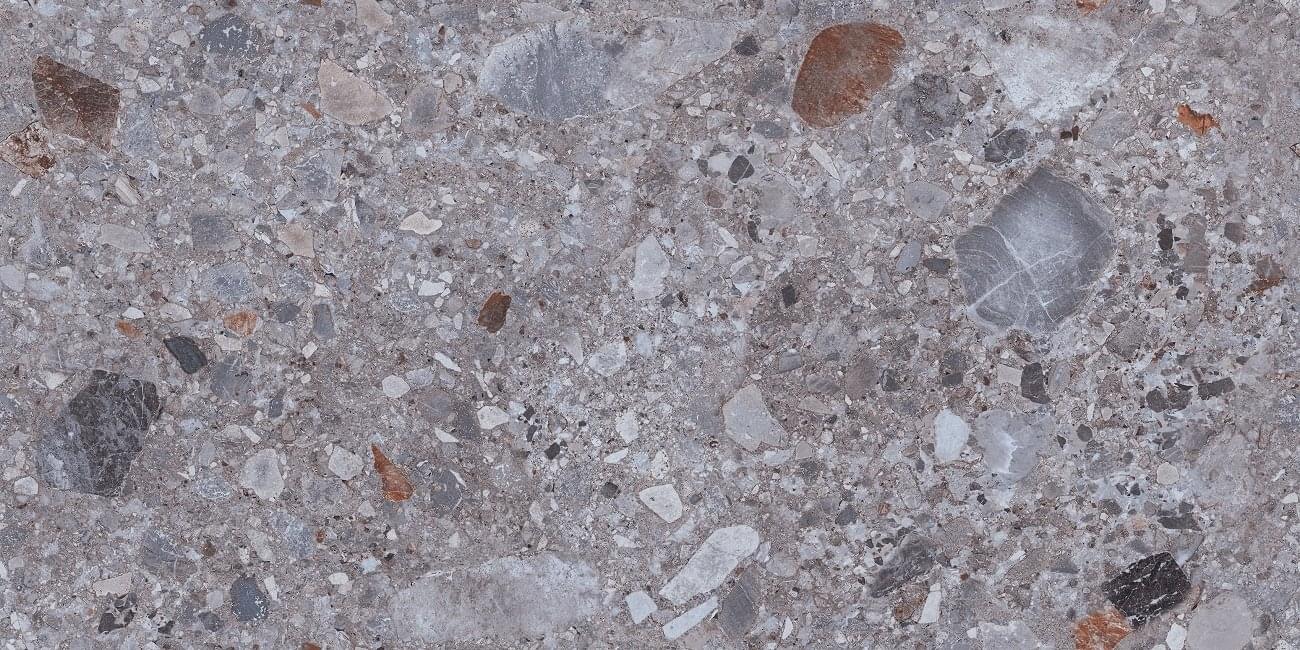 Плитка Ocean Ceramic Porcelain Fossil Grus 60x120 см, поверхность матовая