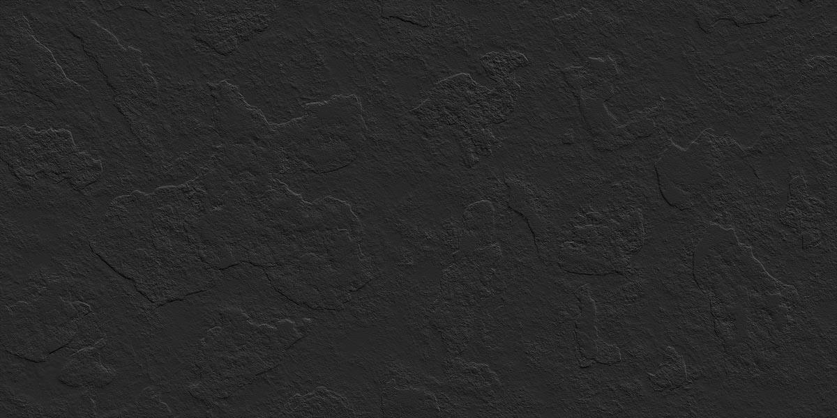 Плитка Ocean Ceramic Porcelain Hammer Stone Lepola Black 60x120 см, поверхность матовая