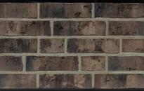 Плитка Olfry Brick Moorbraun-Schwarz Premium 7.1x24 см, поверхность матовая, рельефная