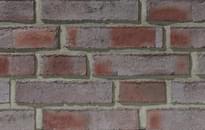 Плитка Olfry Brick Rot-Blau-Metallic Deluxe 7.1x24 см, поверхность матовая, рельефная
