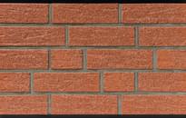 Плитка Olfry Brick Rubin Rot Borke Besandet 7.1x24 см, поверхность матовая