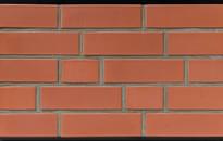 Плитка Olfry Brick Rubin Rot Glatt 7.1x24 см, поверхность матовая, рельефная