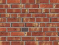Плитка Olfry Brick Toscanan-Gelb Geflammt Premium 5.2x24 см, поверхность матовая, рельефная