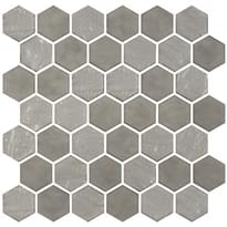 Плитка Onix Mosaico Crystalglass Hexa Tannum 30x30 см, поверхность микс