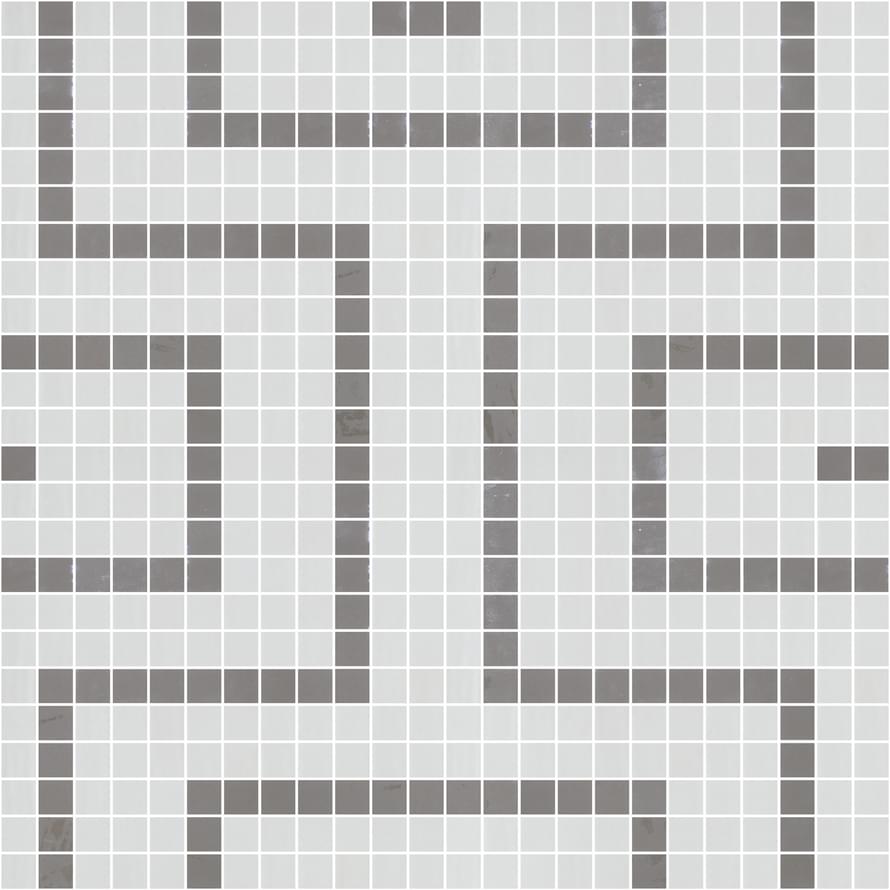 Onix Mosaico Deco Patterns Labyrinth Grey 62.2x62.2
