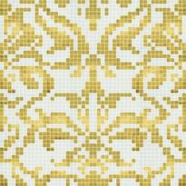 Плитка Onix Mosaico Deco Patterns Oriental Dreams Gold 124.4x124.4 см, поверхность микс