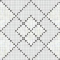 Плитка Onix Mosaico Deco Patterns Web White Grey 93.3x93.3 см, поверхность микс