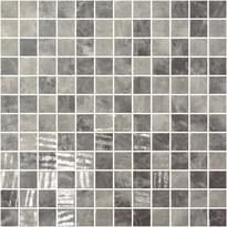 Плитка Onix Mosaico Eco Stones Gray Silver Mix 31.1x31.1 см, поверхность микс