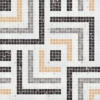 Плитка Onix Mosaico Geo Patterns 18 25.9x25.9 см, поверхность матовая, рельефная