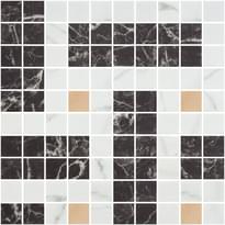 Плитка Onix Mosaico Geo Patterns 9 25.9x25.9 см, поверхность матовая, рельефная