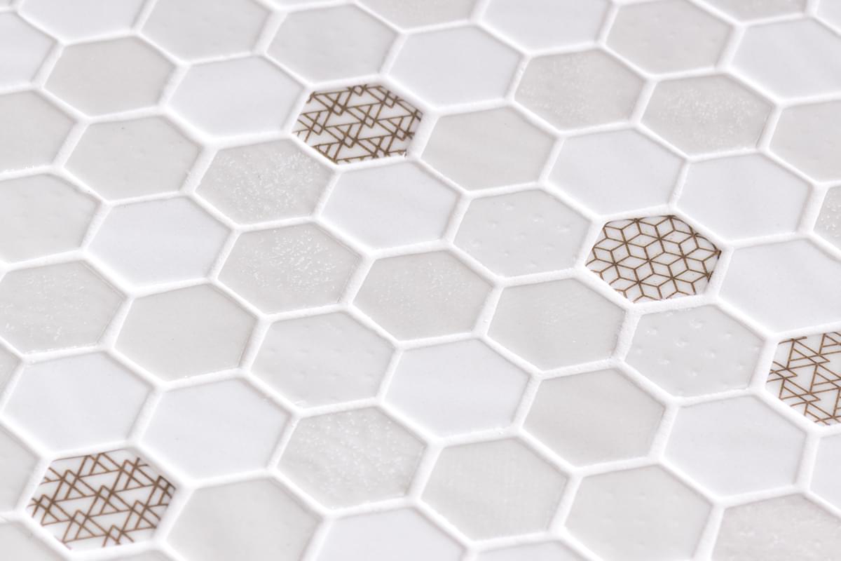 стекло фабрики Onix Mosaico коллекция Hex Boreal