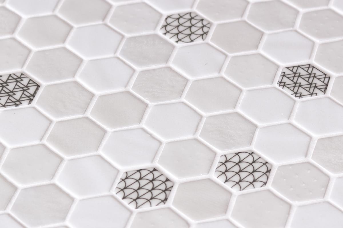 стекло фабрики Onix Mosaico коллекция Hex Boreal