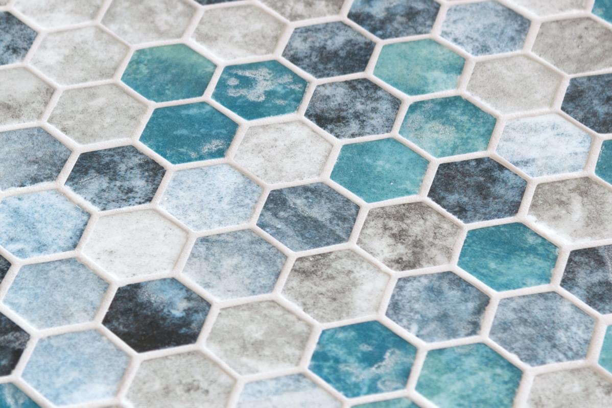 стекло фабрики Onix Mosaico коллекция Hex Eco Stones
