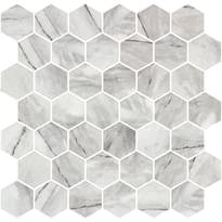 Плитка Onix Mosaico Hex Eco Stones Xl Inverno Grey Matte 28.4x28.6 см, поверхность матовая