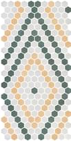 Плитка Onix Mosaico Hex Geo Patterns 15 30.1x29 см, поверхность матовая