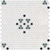 Плитка Onix Mosaico Hex Geo Patterns 16 30.1x29 см, поверхность матовая