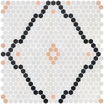 Плитка Onix Mosaico Hex Geo Patterns 19 30.1x29 см, поверхность матовая