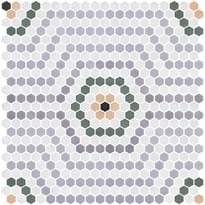 Плитка Onix Mosaico Hex Geo Patterns 21 30.1x29 см, поверхность матовая