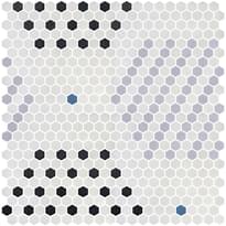 Плитка Onix Mosaico Hex Geo Patterns 22 30.1x29 см, поверхность матовая